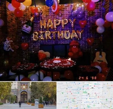 کافه مخصوص تولد در منطقه 12 تهران