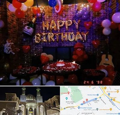 کافه مخصوص تولد در زرگری شیراز