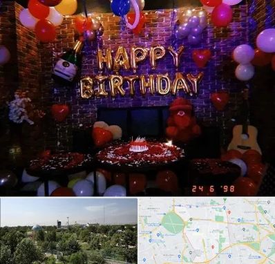 کافه مخصوص تولد در منطقه 16 تهران