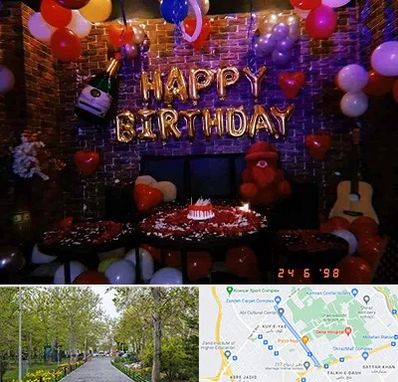 کافه مخصوص تولد در قدوسی غربی شیراز