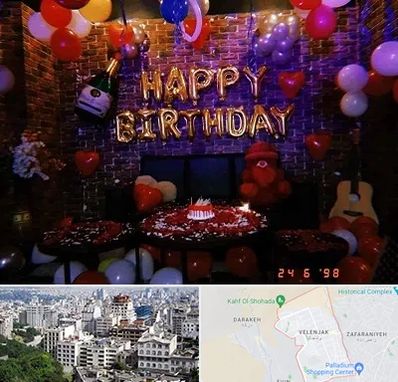 کافه مخصوص تولد در ولنجک 