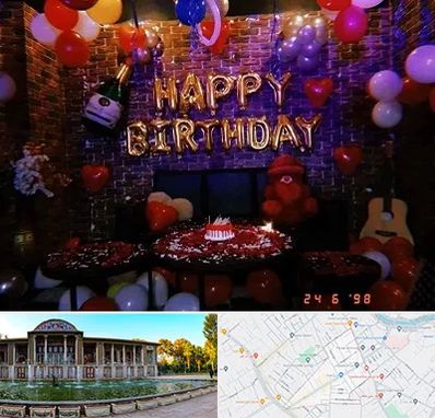 کافه مخصوص تولد در عفیف آباد شیراز