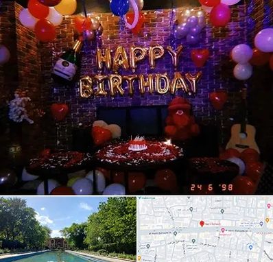 کافه مخصوص تولد در هشت بهشت اصفهان