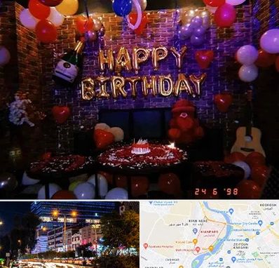 کافه مخصوص تولد در کیانپارس اهواز