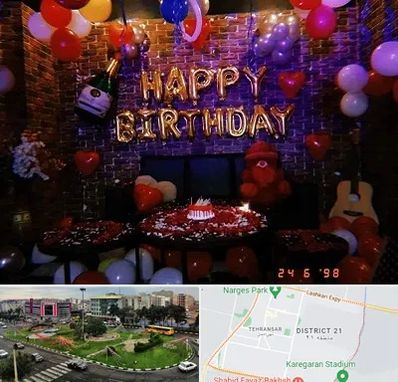 کافه مخصوص تولد در تهرانسر 