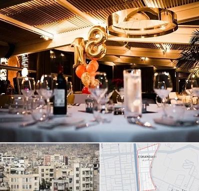 رستوران خوب مخصوص تولد در اسکندری