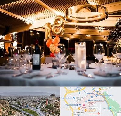 رستوران خوب مخصوص تولد در معالی آباد شیراز