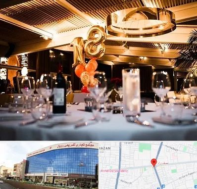 رستوران خوب مخصوص تولد در نصف راه تبریز