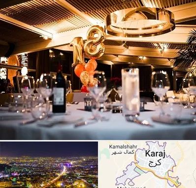 رستوران خوب مخصوص تولد در کرج