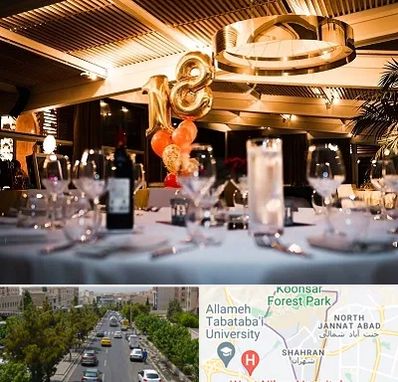 رستوران خوب مخصوص تولد در شهران 