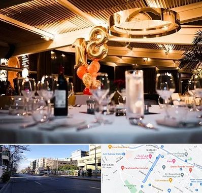 رستوران خوب مخصوص تولد در خیابان ملاصدرا شیراز