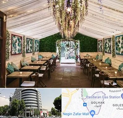 باغ رستوران برای تولد در قلهک 