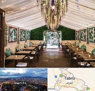 باغ رستوران برای تولد در تبریز