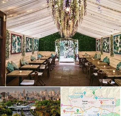 باغ رستوران برای تولد در منطقه 1 تهران