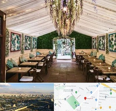 باغ رستوران برای تولد در هنگام