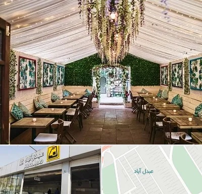 باغ رستوران برای تولد در عبدل آباد