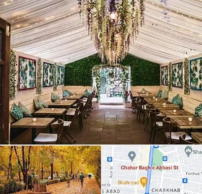 باغ رستوران برای تولد در چهارباغ اصفهان