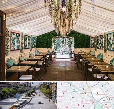 باغ رستوران برای تولد در خیابان زند شیراز