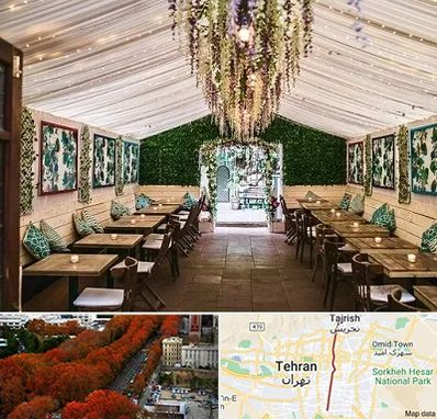 باغ رستوران برای تولد در ولیعصر 