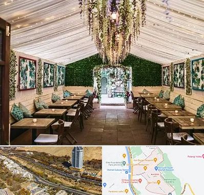 باغ رستوران برای تولد در خیابان نیایش شیراز