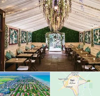 باغ رستوران برای تولد در ساری