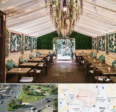 باغ رستوران برای تولد در شاهین ویلا کرج