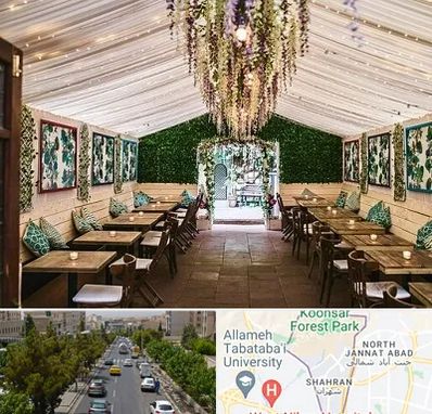 باغ رستوران برای تولد در شهران 