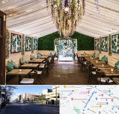 باغ رستوران برای تولد در خیابان ملاصدرا شیراز