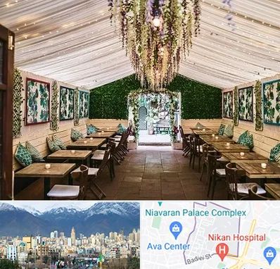 باغ رستوران برای تولد در آجودانیه 