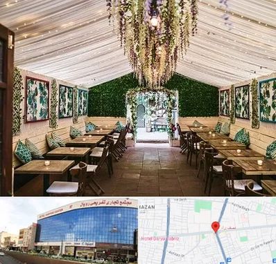 باغ رستوران برای تولد در نصف راه تبریز