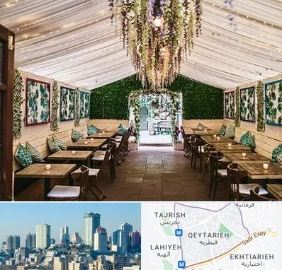 باغ رستوران برای تولد در قیطریه 