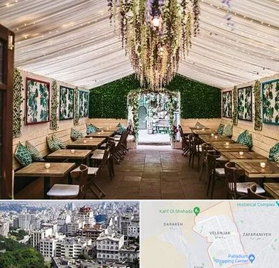 باغ رستوران برای تولد در ولنجک 