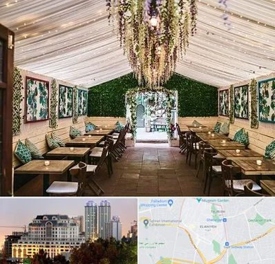 باغ رستوران برای تولد در فرشته 