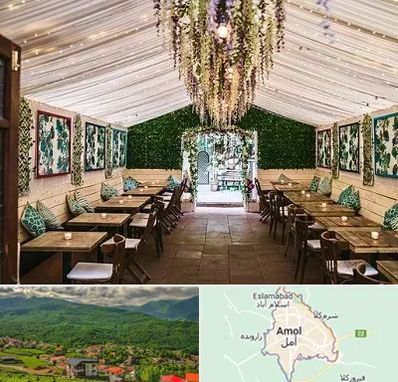 باغ رستوران برای تولد در آمل