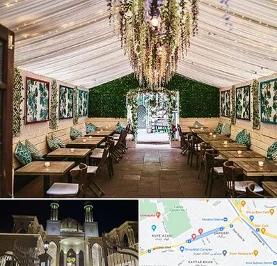 باغ رستوران برای تولد در زرگری شیراز