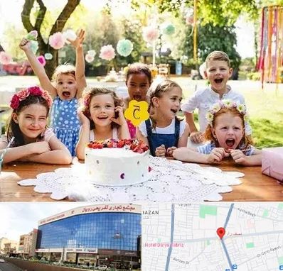 رستوران برای تولد کودک در نصف راه تبریز