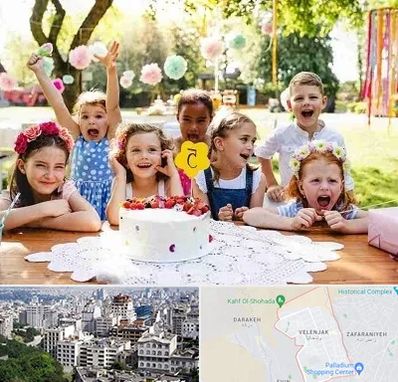 رستوران برای تولد کودک در ولنجک 