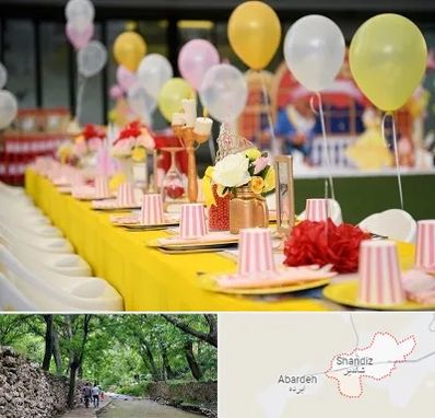 کافه برای تولد کودک در شاندیز مشهد