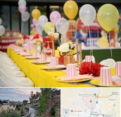 کافه برای تولد کودک در باغستان کرج