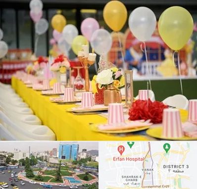 کافه برای تولد کودک در ونک 