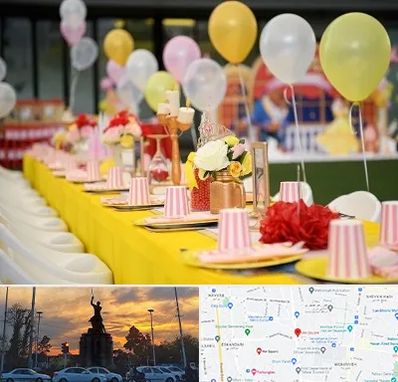 کافه برای تولد کودک در میدان حر