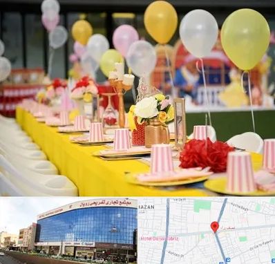 کافه برای تولد کودک در نصف راه تبریز