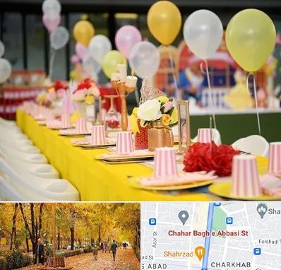 کافه برای تولد کودک در چهارباغ اصفهان
