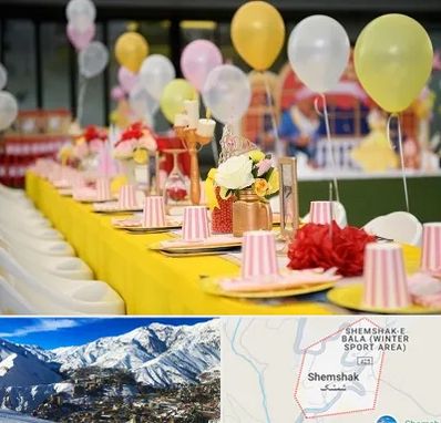 کافه برای تولد کودک در شمشک