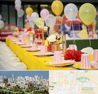 کافه برای تولد کودک در شرق تهران 