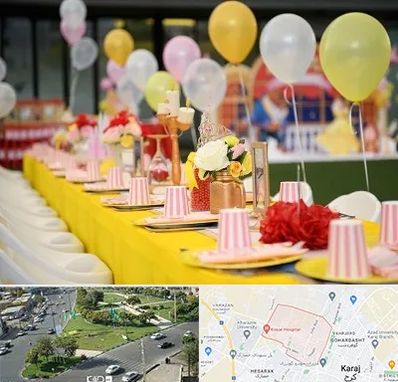 کافه برای تولد کودک در شاهین ویلا کرج