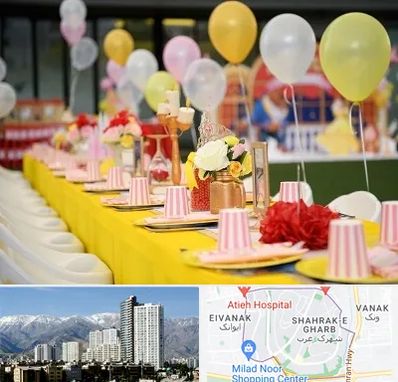 کافه برای تولد کودک در شهرک غرب 