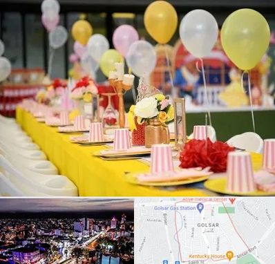 کافه برای تولد کودک در گلسار رشت 