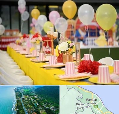 کافه برای تولد کودک در رامسر