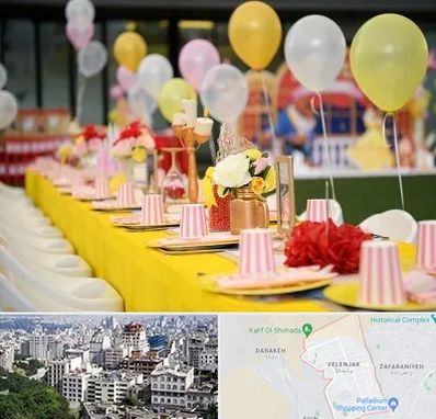 کافه برای تولد کودک در ولنجک 